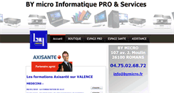 Desktop Screenshot of bymicro.com