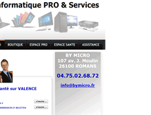 Tablet Screenshot of bymicro.com
